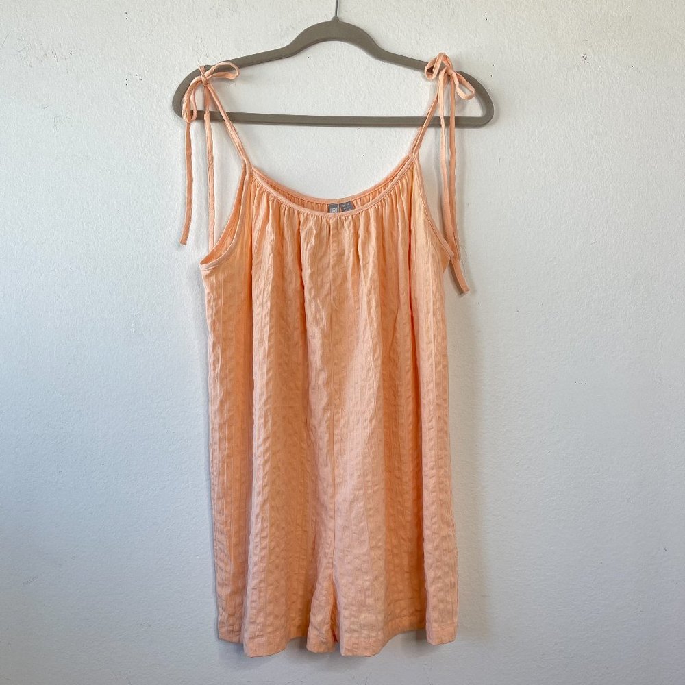 ASOS Design Seersucker Cami Swing Romper